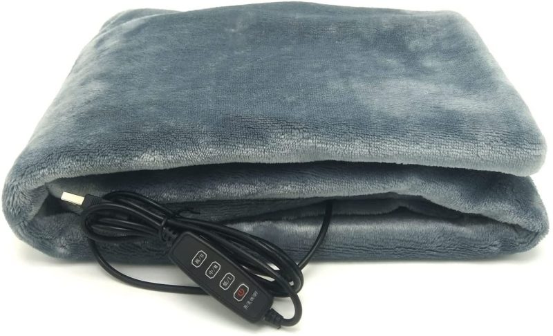 Bedding |  Usb Heated Shawl, Warm Electric Throws Flannel Blanket Heating Cushion Pad Blanket – 3 Speed Regulating Switch 34"X22" Bedding Bedding