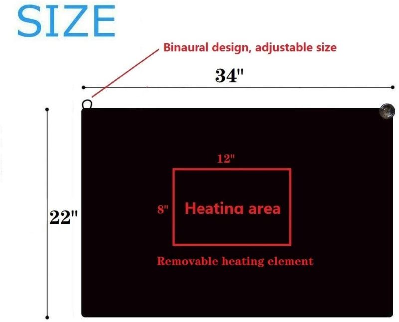 Bedding |  Usb Heated Shawl, Warm Electric Throws Flannel Blanket Heating Cushion Pad Blanket – 3 Speed Regulating Switch 34"X22" Bedding Bedding