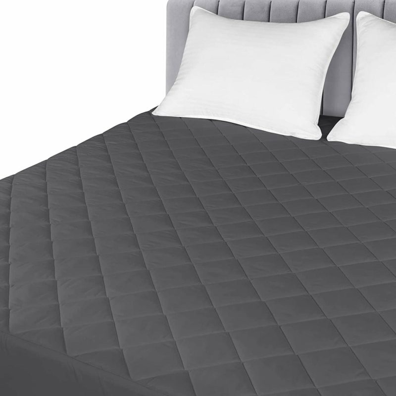 Bedding |  Utopia Bedding Quilted Fitted Mattress Pad (Queen) – Elastic Fitted Mattress Protector – Mattress Cover Stretches Up To 16 Inches Deep – Machine Washable Mattress Topper Bedding Bedding