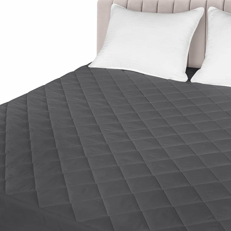 Bedding |  Utopia Bedding Quilted Fitted Mattress Pad (Queen) – Elastic Fitted Mattress Protector – Mattress Cover Stretches Up To 16 Inches Deep – Machine Washable Mattress Topper Bedding Bedding