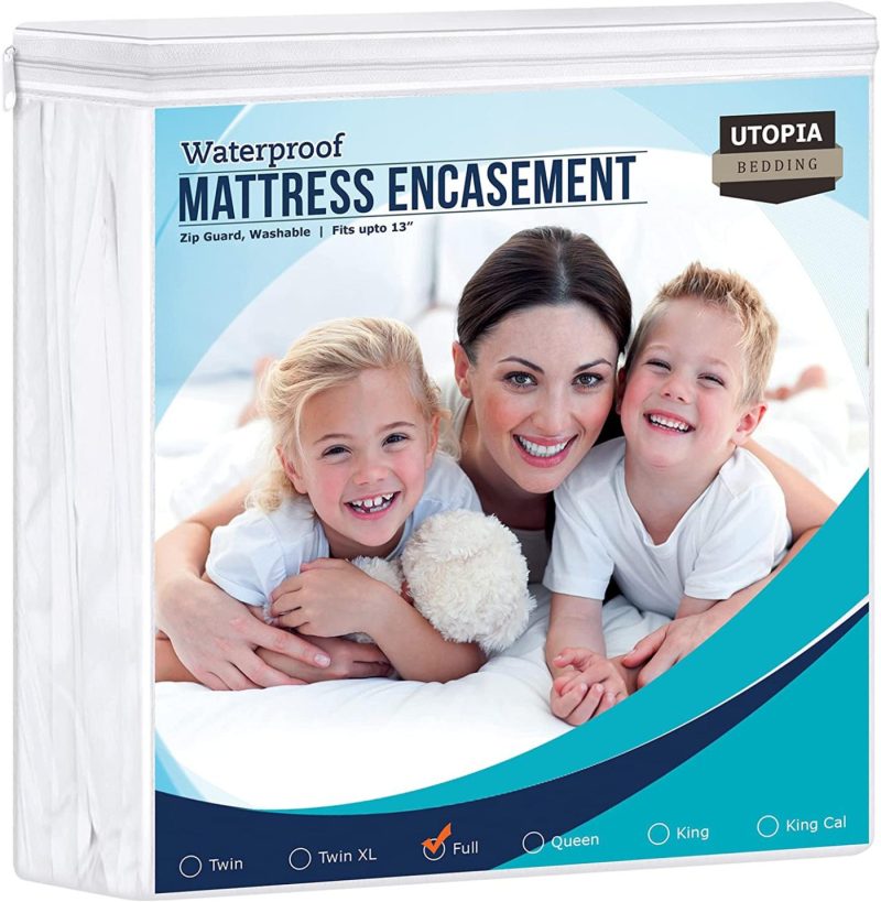 Bedding |  Utopia Bedding Zippered Mattress Encasement – Waterproof Mattress Protector Bedding Bedding