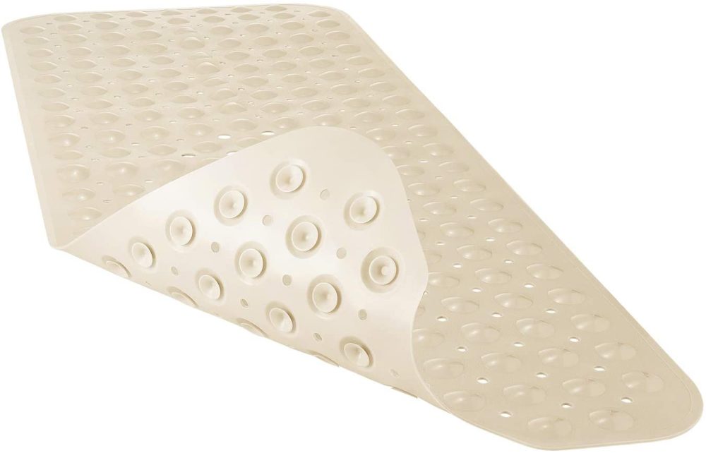 Bedding |  Yinenn Bath Tub Shower Mat 40 X 16 Inch Non-Slip And Extra Large, Bathtub Mat With Suction Cups, Machine Washable Bathroom Mats With Drain Holes, Beige Bath Bath