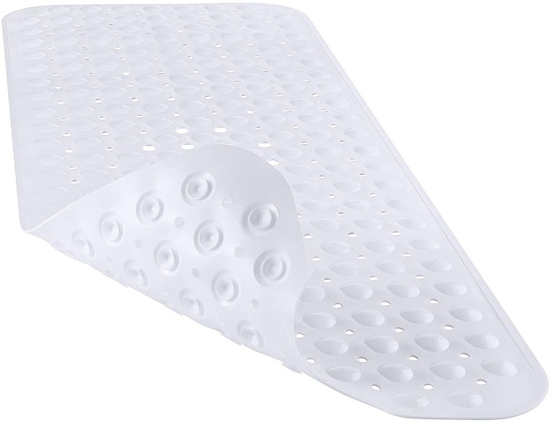 Bedding |  Yinenn Bath Tub Shower Mat 40 X 16 Inch Non-Slip And Extra Large, Bathtub Mat With Suction Cups, Machine Washable Bathroom Mats With Drain Holes, Beige Bath Bath