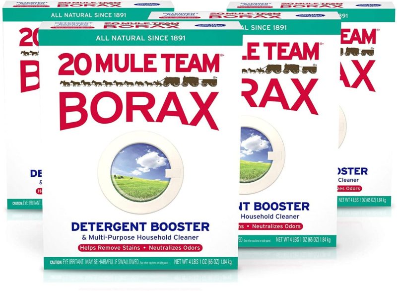 Cleaning Supplies |  20 Mule Team All Natural Borax Laundry Detergent Booster & Multi-Purpose Household Cleaner, 65 Ounce, 4 Count Cleaning Supplies Cleaning Supplies