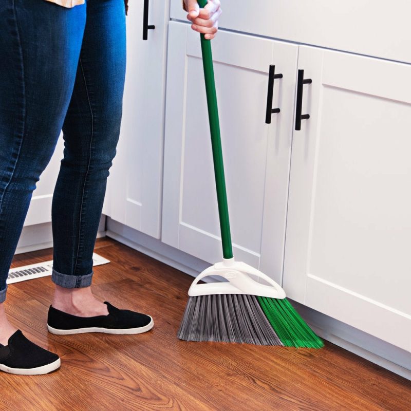 Cleaning Supplies |  Broom Dustpan Green Electrostatic Powder Coated Steel Handel Pet Broom Fibers Cleaning Supplies Cleaning Supplies