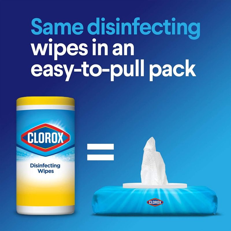 Cleaning Supplies |  Clorox Disinfecting Wipes, Bleach Free Cleaning Wipes, Fresh Scent, Moisture Seal Lid, 75 Wipes, Pack Of 3 (New Packaging) Cleaning Supplies Cleaning Supplies