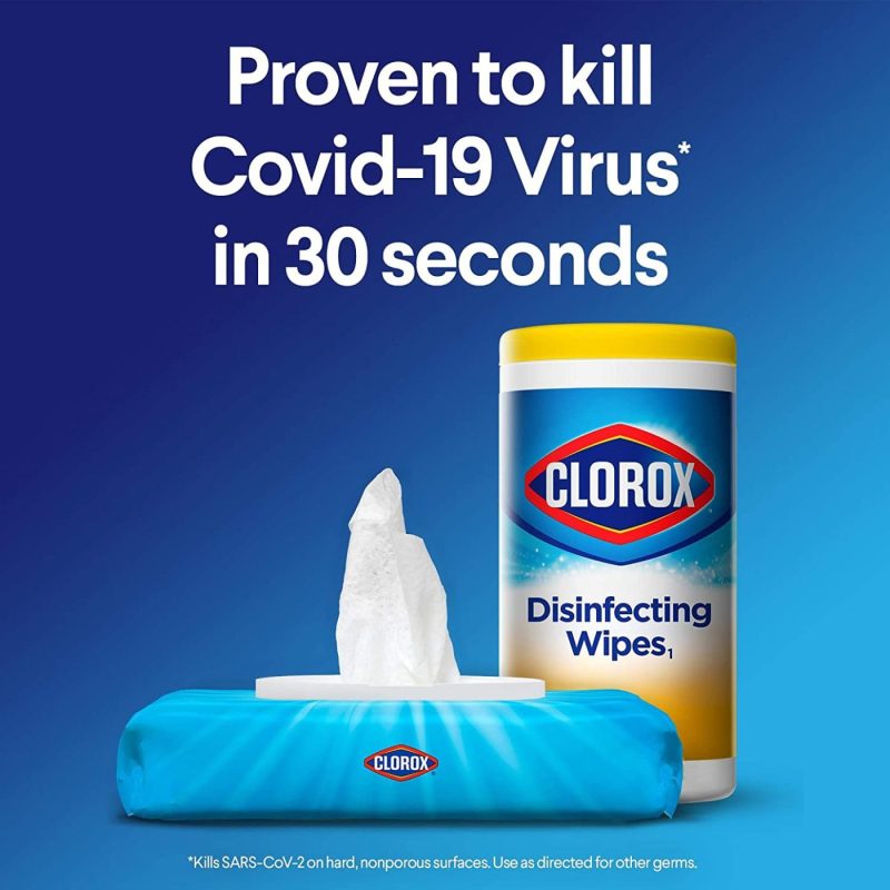 Cleaning Supplies |  Clorox Disinfecting Wipes, Bleach Free Cleaning Wipes, Fresh Scent, Moisture Seal Lid, 75 Wipes, Pack Of 3 (New Packaging) Cleaning Supplies Cleaning Supplies