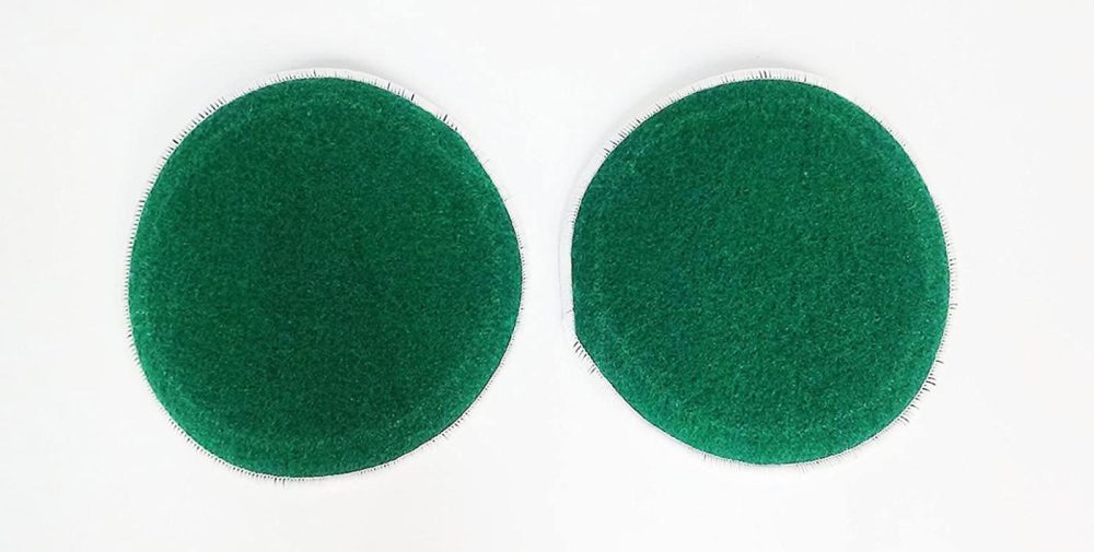 Cleaning Supplies |  Elicto Electronic Dual Spin Mop And Polisher Replacement Mop Heads (3 Sets (Dark Green)) Cleaning Supplies Cleaning Supplies