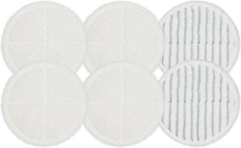 Cleaning Supplies |  Flintar 2124 Spinwave Replacement Mop Pads For Bissell Bissel Spinwave Hard Floor Cleaner Powered Rotating Mop 2039 Series, 2307, 2315A, Part # 2124 (6 – Pack (4 Soft Pads + 2 Scrubby Pads)) Cleaning Supplies Cleaning Supplies