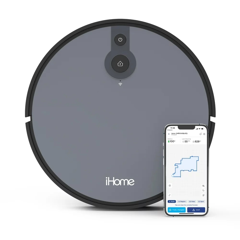 Cleaning Supplies |  Ihome Autovac Robot Vacuum, Mapping Technology, Strong Suction, 120 Min Runtime, App + Remote Control Appliances Appliances