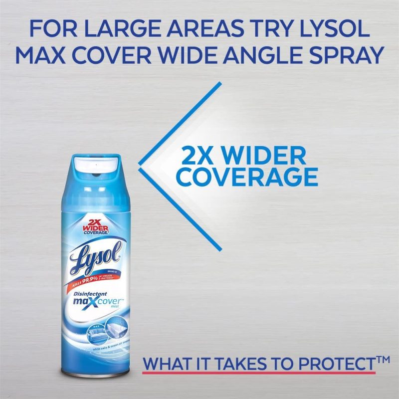 Cleaning Supplies |  Lysol Disinfecting Spray, Crisp Linen, 19Oz. (Pack Of 2), Packaging May Vary Cleaning Supplies Cleaning Supplies