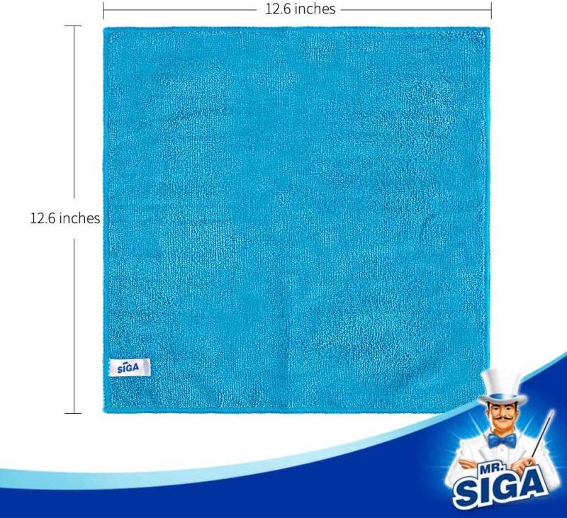 Cleaning Supplies |  Mr.Siga Microfiber Cleaning Cloth, Pack Of 12, Size: 32X32 Cm Cleaning Supplies Cleaning Supplies