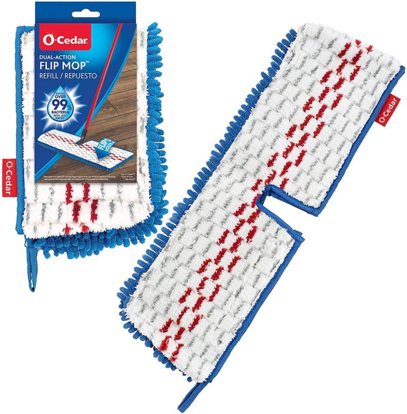 Cleaning Supplies |  O-Cedar Dual-Action Microfiber Flip Mop Refill Cleaning Supplies 1