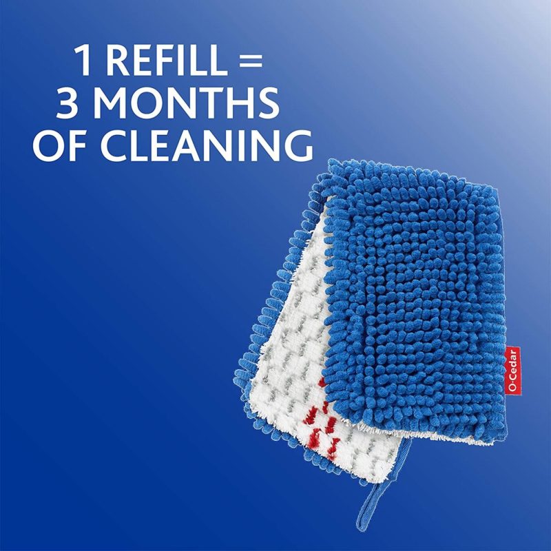 Cleaning Supplies |  O-Cedar Dual-Action Microfiber Flip Mop Refill Cleaning Supplies 1