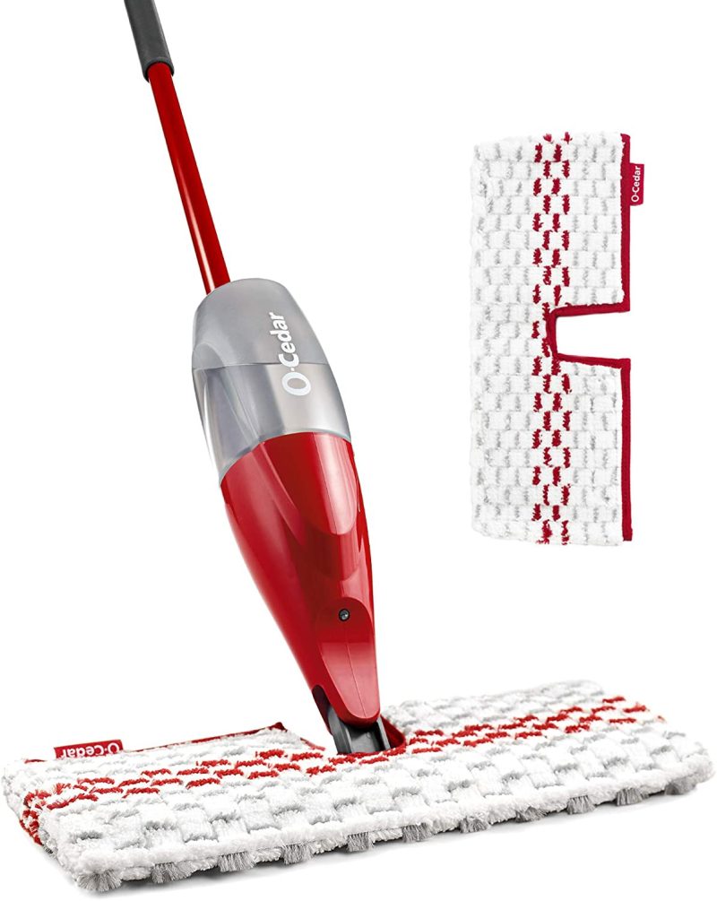 Cleaning Supplies |  O-Cedar Promist Max, Spray Mop With 1 Extra Refill, Red Cleaning Supplies Cleaning Supplies