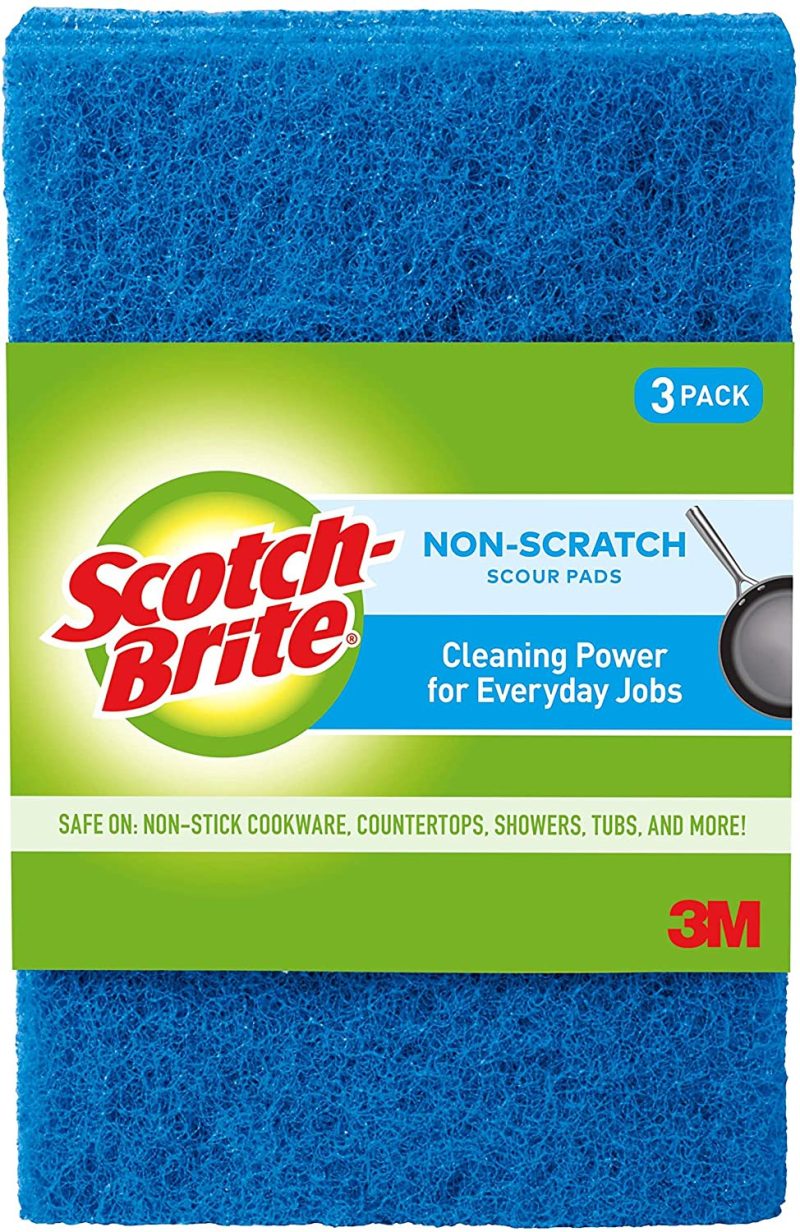 Cleaning Supplies |  Scotch-Brite Non-Scratch Scour Pads, 3 Pads Cleaning Supplies Cleaning Supplies