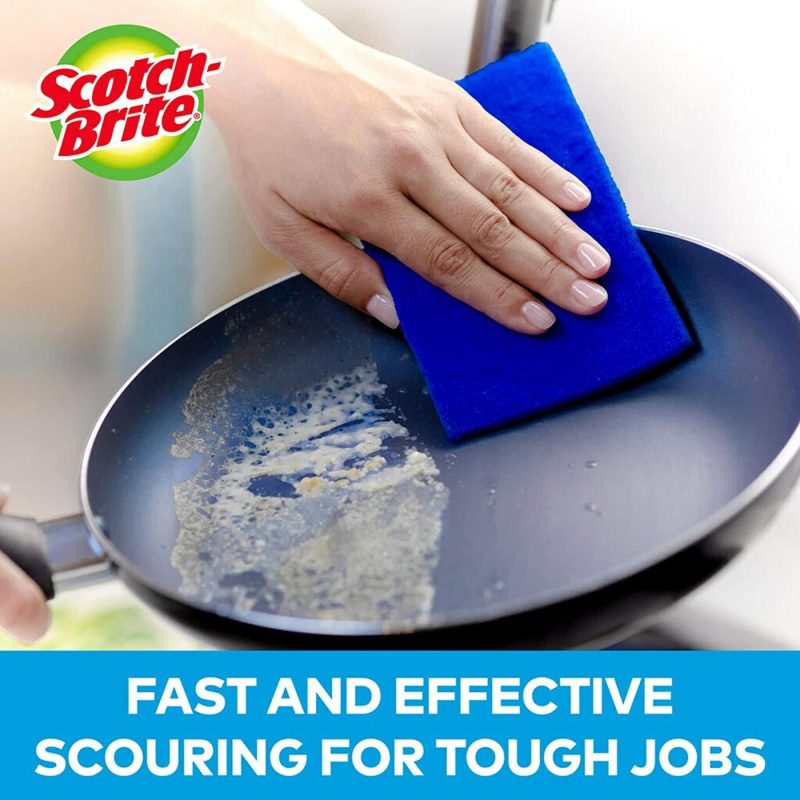 Cleaning Supplies |  Scotch-Brite Non-Scratch Scour Pads, 3 Pads Cleaning Supplies Cleaning Supplies