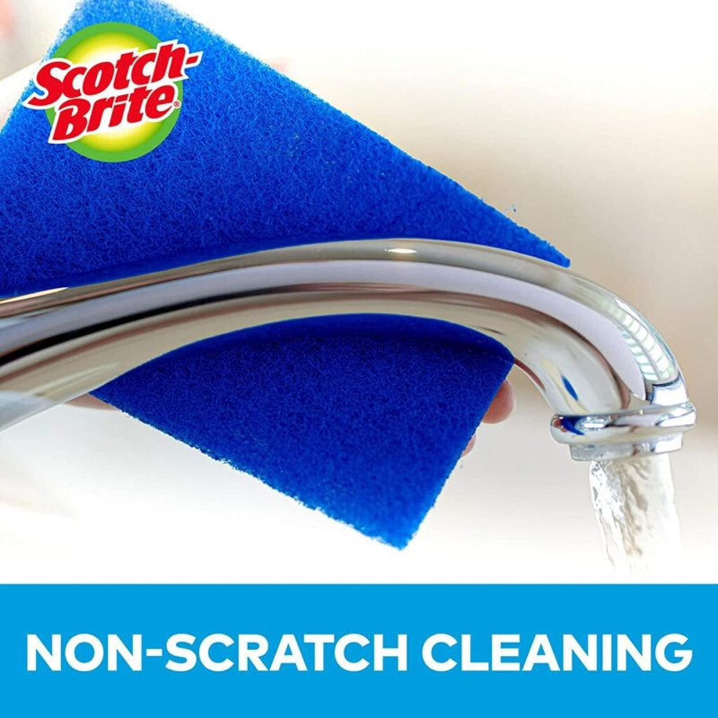 Cleaning Supplies |  Scotch-Brite Non-Scratch Scour Pads, 3 Pads Cleaning Supplies Cleaning Supplies