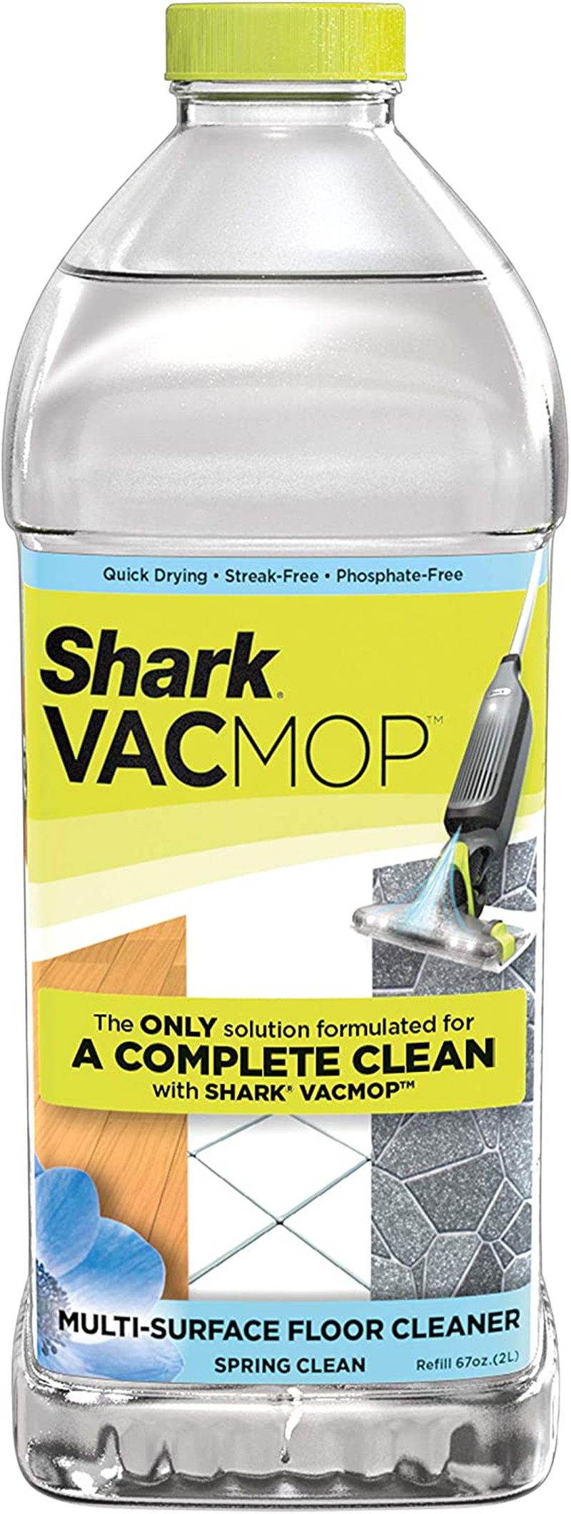 Cleaning Supplies |  Shark Multi-Surface Cleaner 2 Liter Bottle Vcm60 Vacmop Refill, 2 Liters, Spring Clean Scent, 2 Liters Cleaning Supplies Cleaning Supplies