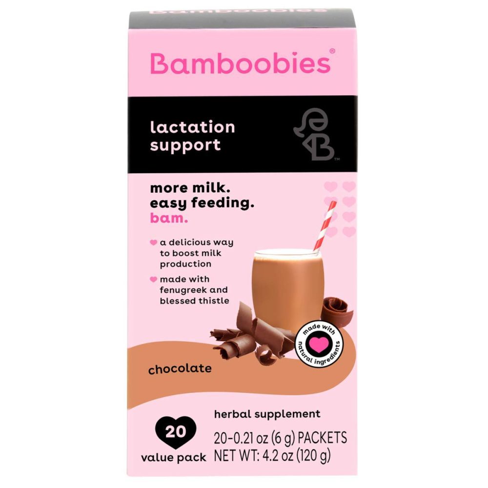 Coffee, Tea & Espresso Appliances |  Bamboobies’s Lactation Support Drink Mix, Chocolate, Supplement Packets For Breastfeeding, 20 Packets Coffee, Tea & Espresso Appliances Bamboobies