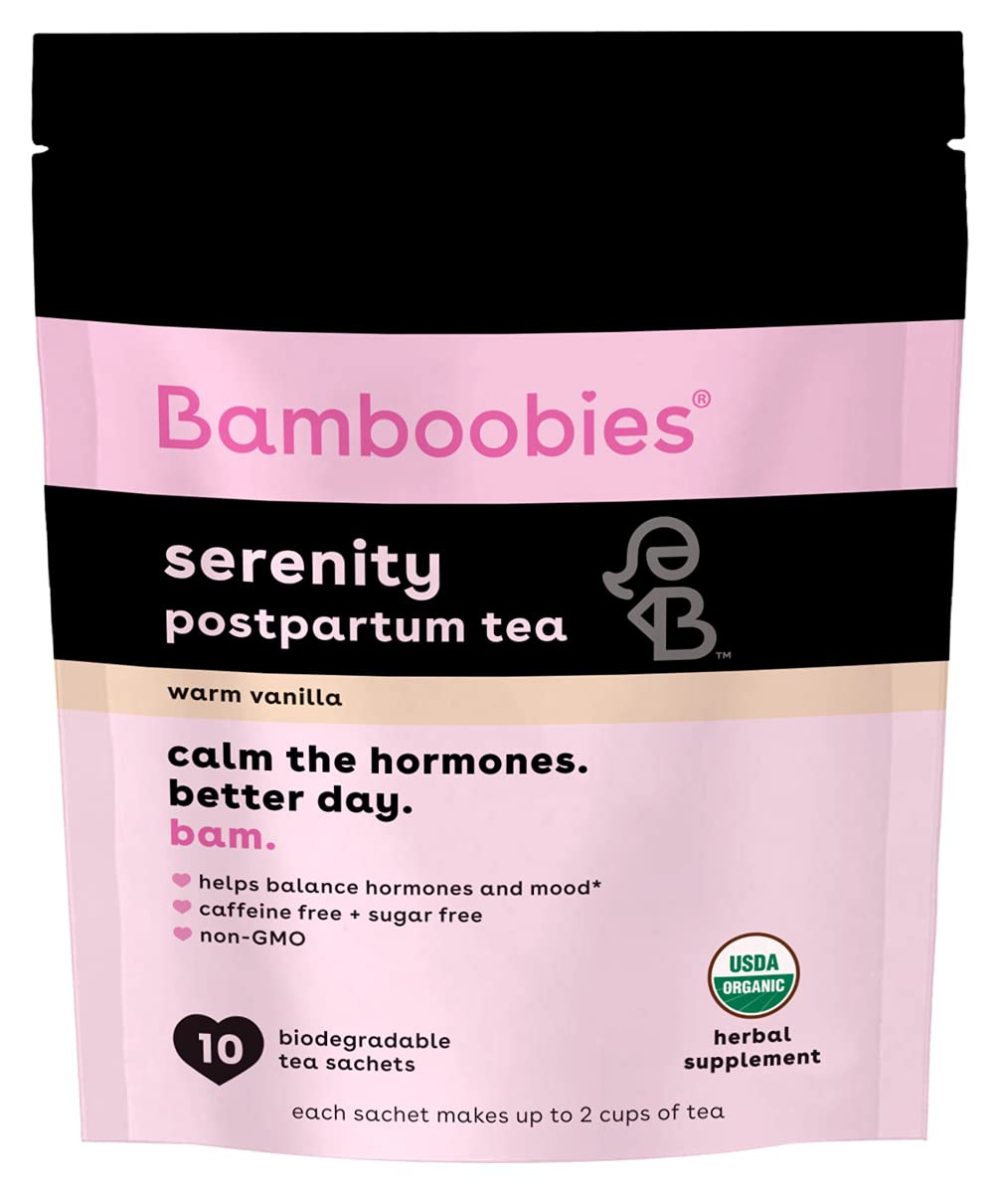 Coffee, Tea & Espresso Appliances |  Bamboobies’s Postpartum Tea, Warm Vanilla, Helps Balance Hormones And Mood, Organic, Non Gmo, Caffeine Free, And Sugar Free, 10 Tea Bags Coffee, Tea & Espresso Appliances Bamboobies