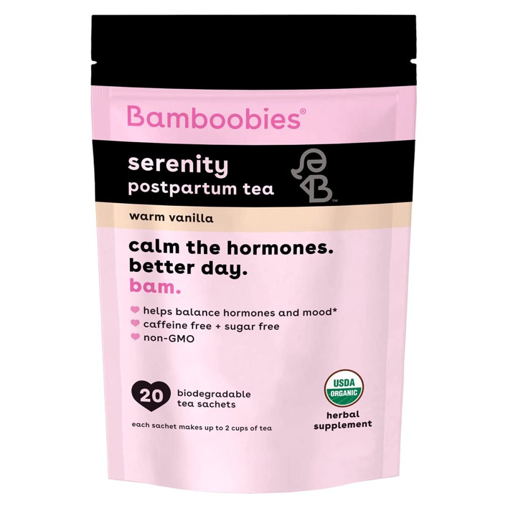 Coffee, Tea & Espresso Appliances |  Bamboobies’s Postpartum Tea, Warm Vanilla, Helps Balance Hormones And Mood, Organic, Non Gmo, Caffeine Free, And Sugar Free, 20 Tea Bags Coffee, Tea & Espresso Appliances Bamboobies