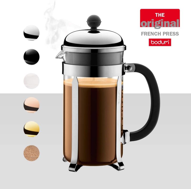 Coffee, Tea & Espresso Appliances |  Bodum Chambord French Press Coffee Maker, 12 Ounce, Chrome Coffee, Tea & Espresso Appliances Bodum