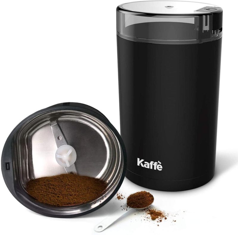 Coffee, Tea & Espresso Appliances |  Kaffe Electric Coffee Grinder – Stainless Steel – 3Oz Capacity With Easy On/Off Button. Cleaning Brush Included. Grind Fresh Coffee Beans Every Time! Coffee, Tea & Espresso Appliances Coffee, Tea & Espresso Appliances