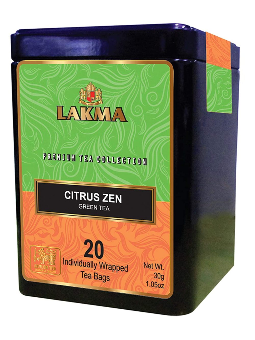 Coffee, Tea & Espresso Appliances |  Lakma Premium Collection Citrus Zen Green Tea – 20 Tea Bags 100% Natural, Sugar Free, Gluten Free And Non-Gmo) Coffee, Tea & Espresso Appliances Citrus Zen Green Tea