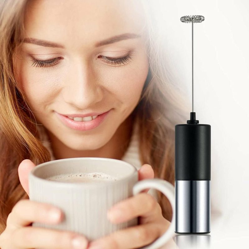 Coffee, Tea & Espresso Appliances |  Milk Frother Handheld For Coffee, Electric Whisk Drink Mixer For Lattes, Milk Foamer, Mini Blender Foam Maker For Lattes, Cappuccino, Hot Chocolate Coffee, Tea & Espresso Appliances Coffee, Tea & Espresso Appliances