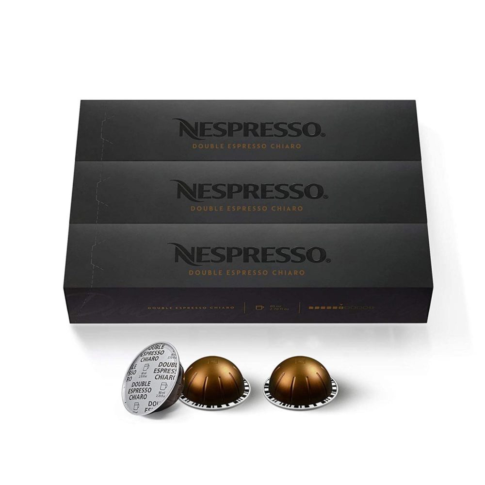 Coffee, Tea & Espresso Appliances |  Nespresso Capsules Vertuoline, Double Espresso 30 Count Coffee Pods, Brews 2.7 Ounce Coffee, Tea & Espresso Appliances Coffee, Tea & Espresso Appliances