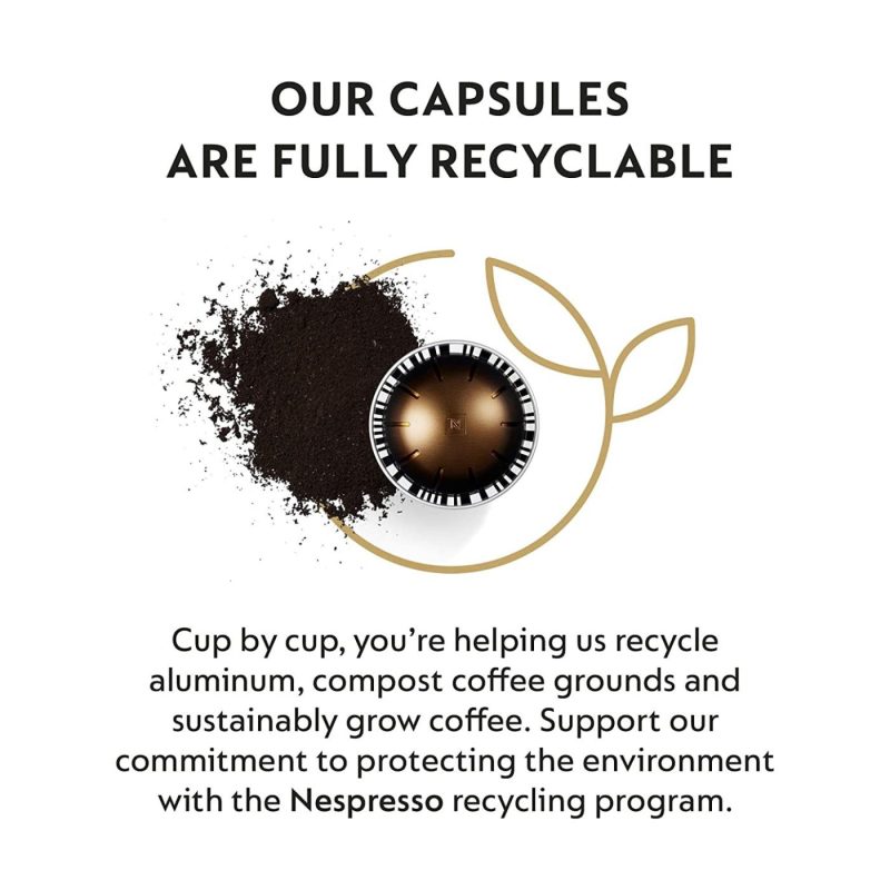 Coffee, Tea & Espresso Appliances |  Nespresso Capsules Vertuoline, Double Espresso 30 Count Coffee Pods, Brews 2.7 Ounce Coffee, Tea & Espresso Appliances Coffee, Tea & Espresso Appliances