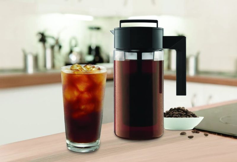 Coffee, Tea & Espresso Appliances |  Takeya Patented Deluxe Cold Brew Coffee Maker, One Quart, Black Coffee, Tea & Espresso Appliances black