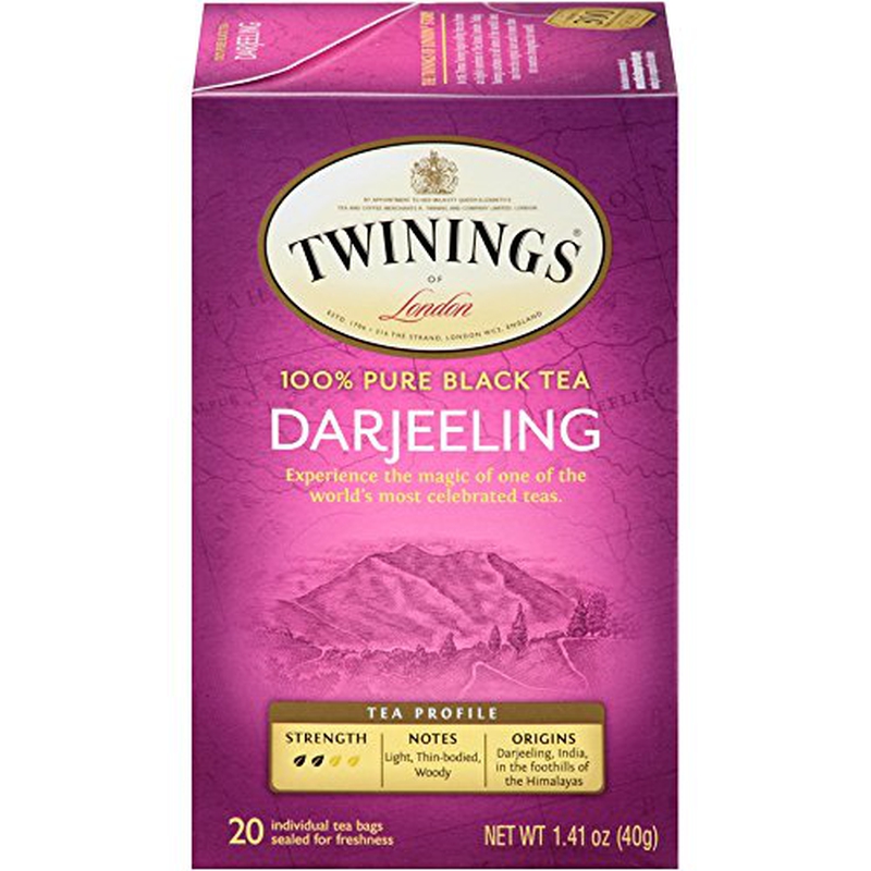 Coffee, Tea & Espresso Appliances |  Twinings Of London Darjeeling Tea Bags, 20 Count (Pack Of 6) Coffee, Tea & Espresso Appliances Coffee, Tea & Espresso Appliances