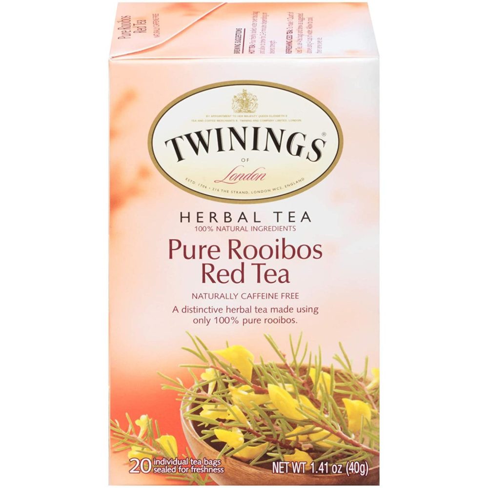 Coffee, Tea & Espresso Appliances |  Twinings Of London Pure Rooibos Herbal Red Tea Bags, 20 Count (Pack Of 6) Coffee, Tea & Espresso Appliances Coffee, Tea & Espresso Appliances