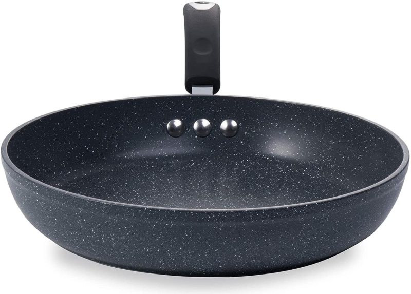 Cookware |  10" Stone Earth Frying Pan By Ozeri, With 100% Apeo & Pfoa-Free Stone-Derived Non-Stick Coating From Germany Cookware Anthracite Gray