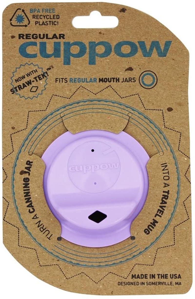 Cookware |  Cuppow Canning Jar Drinking Lid – Regular Mouth – Lavender Cookware Cookware