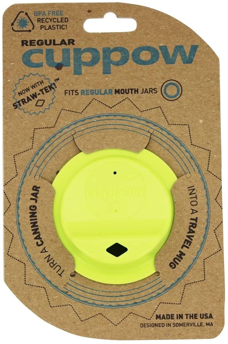 Cookware |  Cuppow Regular Chartreuse Mason Jar Lid, 1 Ea Cookware Chartreuse