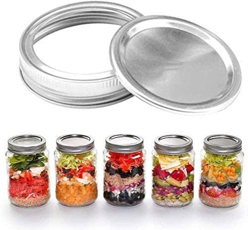 Cookware |  Mason Jar Lids Only, 2-Piece Ring And Top, 16Oz Regular Mouth, Packs Of 2 Cookware Cookware