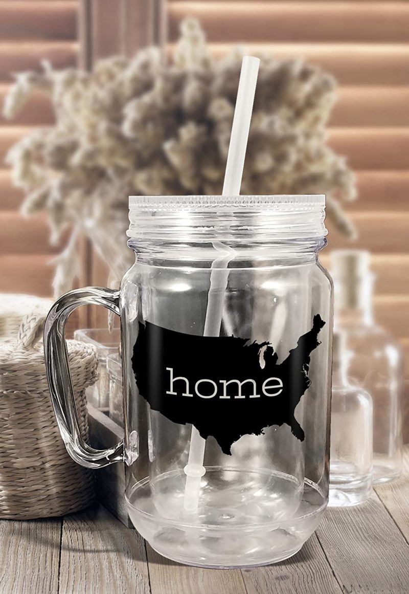 Cookware |  Spoontiques Happy Camper Mason Jar, One Size, Multicolor Cookware Cookware