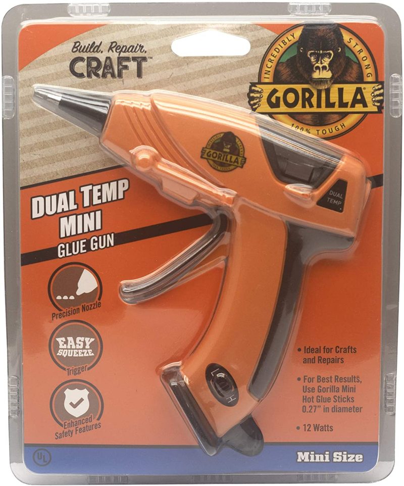 Craft Supplies |  Gorilla Dual Temp Mini Hot Glue Gun Kit With Hot Glue Sticks Arts, Crafts & Sewing Craft Supplies