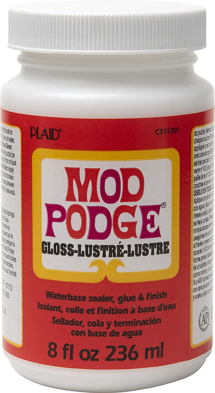 Craft Supplies |  Mod Podge Cs11201 Waterbase Sealer, Glue & Decoupage Finish, 8 Oz, Gloss, 8 Fl Oz Arts, Crafts & Sewing Craft Supplies