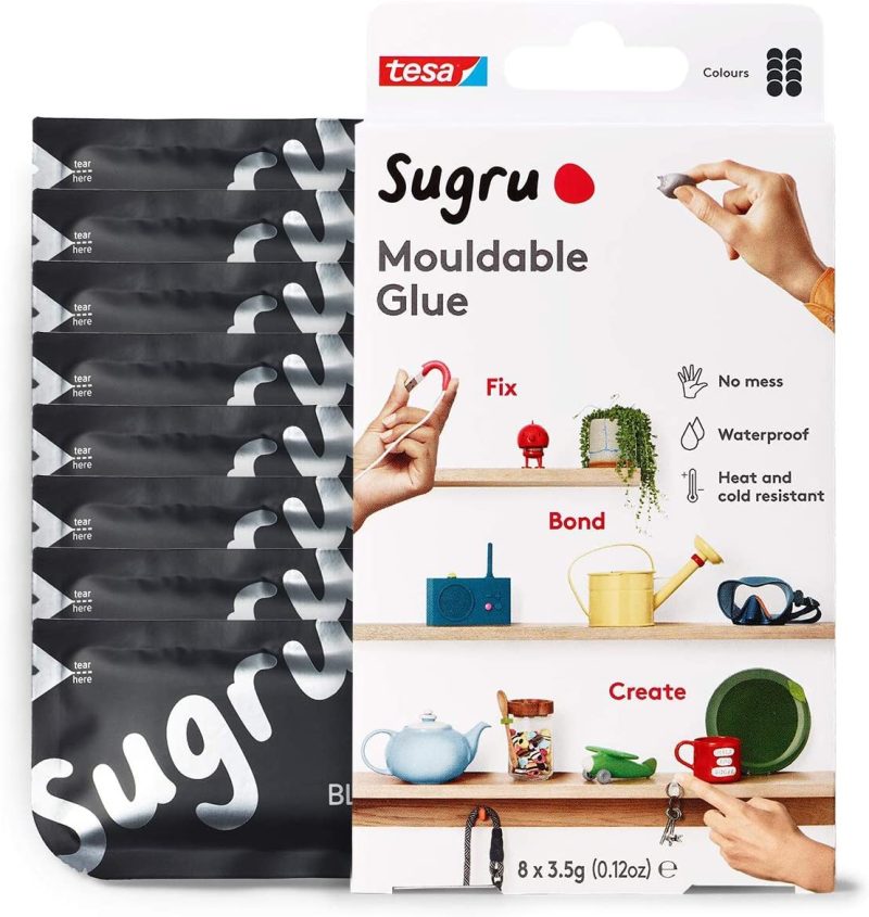 Craft Supplies |  Sugru I000954 Multi-Purpose Glue For Creative Fixing And Making Arts, Crafts & Sewing black