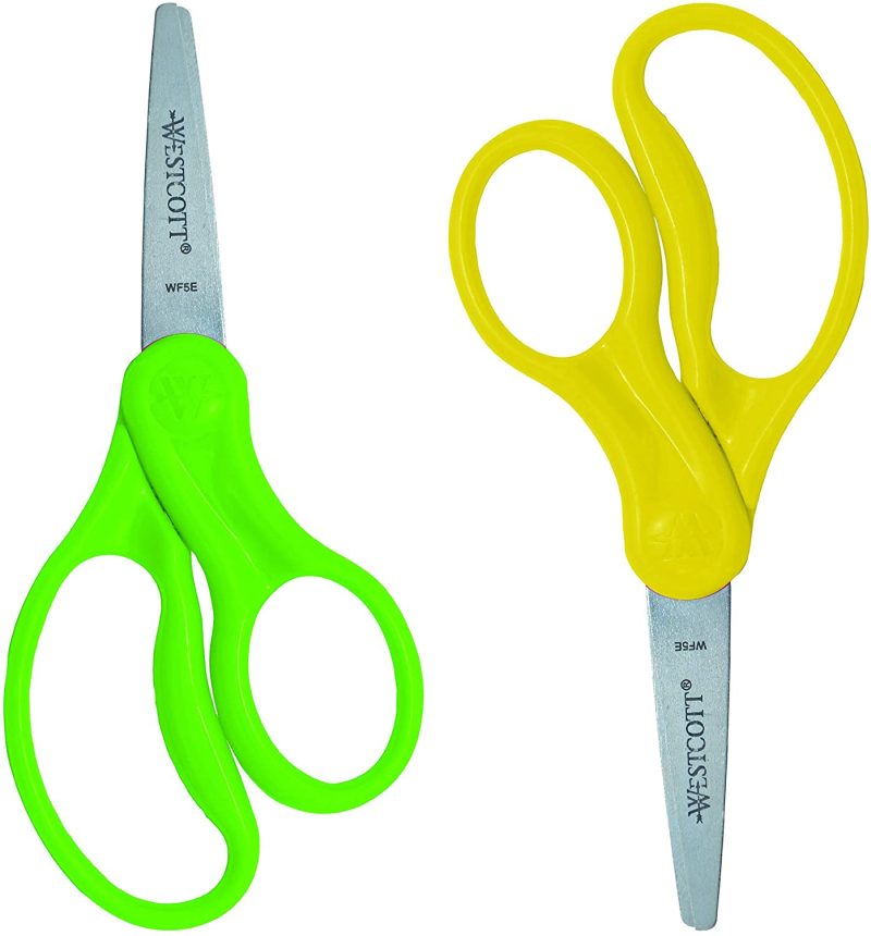 Craft Supplies |  Westcott Right- & Left-Handed Scissors For Kids Assorted, 2 Pack Arts, Crafts & Sewing Blunt