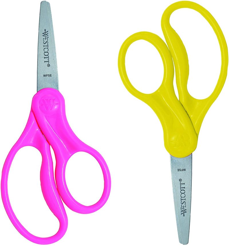 Craft Supplies |  Westcott Right- & Left-Handed Scissors For Kids Assorted, 2 Pack Arts, Crafts & Sewing Blunt