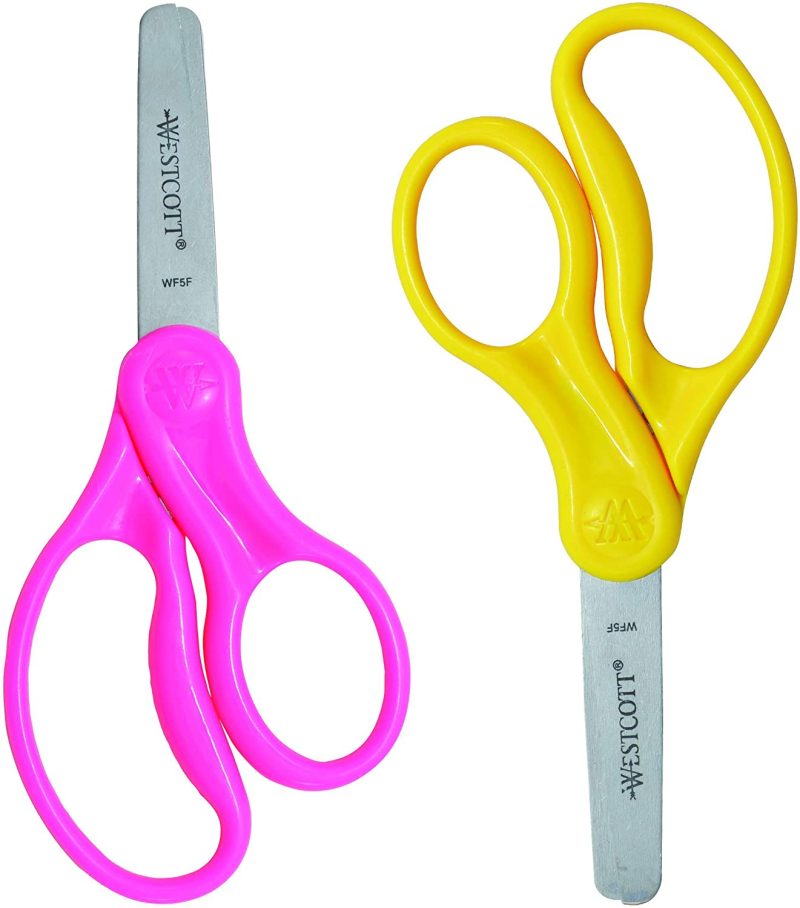 Craft Supplies |  Westcott Right- & Left-Handed Scissors For Kids Assorted, 2 Pack Arts, Crafts & Sewing Blunt