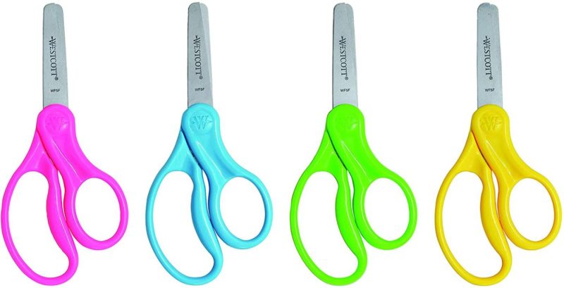 Craft Supplies |  Westcott Right- & Left-Handed Scissors For Kids Assorted, 2 Pack Arts, Crafts & Sewing Blunt