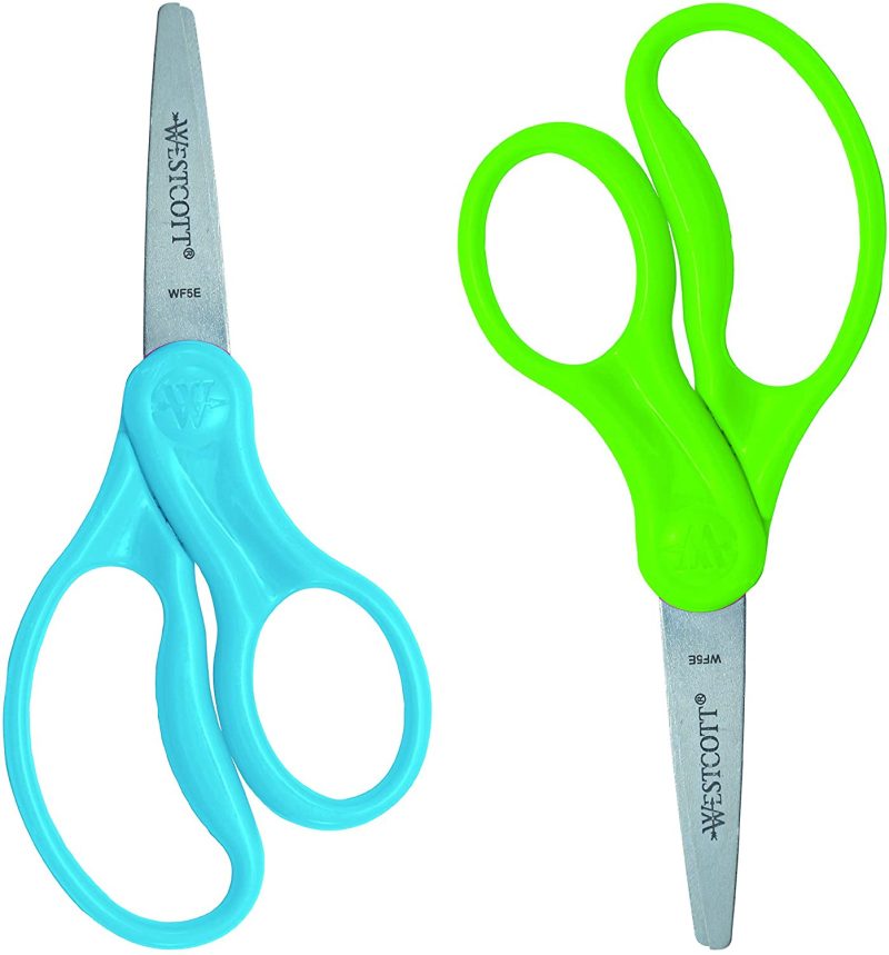 Craft Supplies |  Westcott Right- & Left-Handed Scissors For Kids Assorted, 2 Pack Arts, Crafts & Sewing Blunt