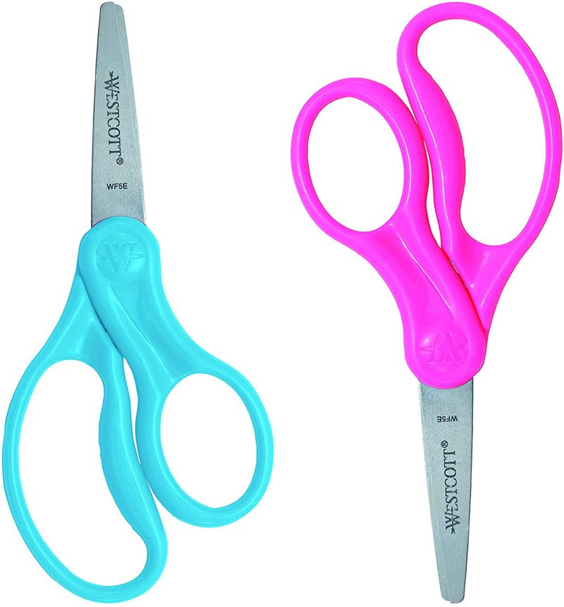 Craft Supplies |  Westcott Right- & Left-Handed Scissors For Kids Assorted, 2 Pack Arts, Crafts & Sewing Blunt