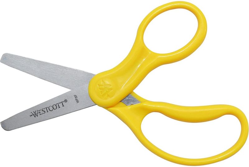 Craft Supplies |  Westcott Right- & Left-Handed Scissors For Kids, Assorted, 6 Pack Arts, Crafts & Sewing Blunt